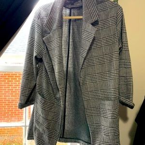 Black and white blazer, great condition